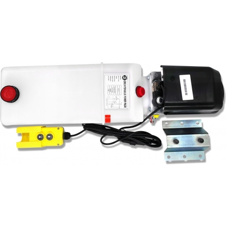 SIŁOWNIK HYDRAULICZNY Z KOŁYSKĄ SKOK 1432 AGREGAT 24V 2,0kW 2,6cc 11L